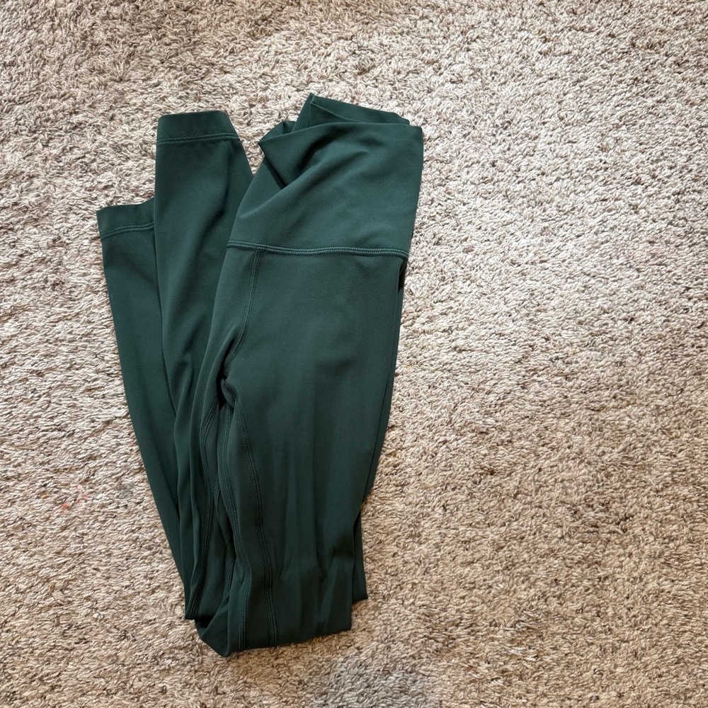 lululemon legacy Green Leggings size 4
